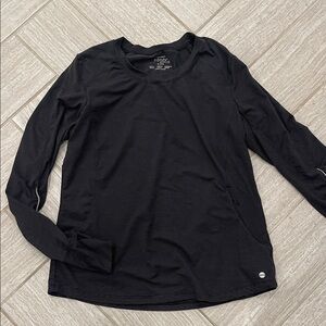 Cherokee Infinity Gray Striped Top